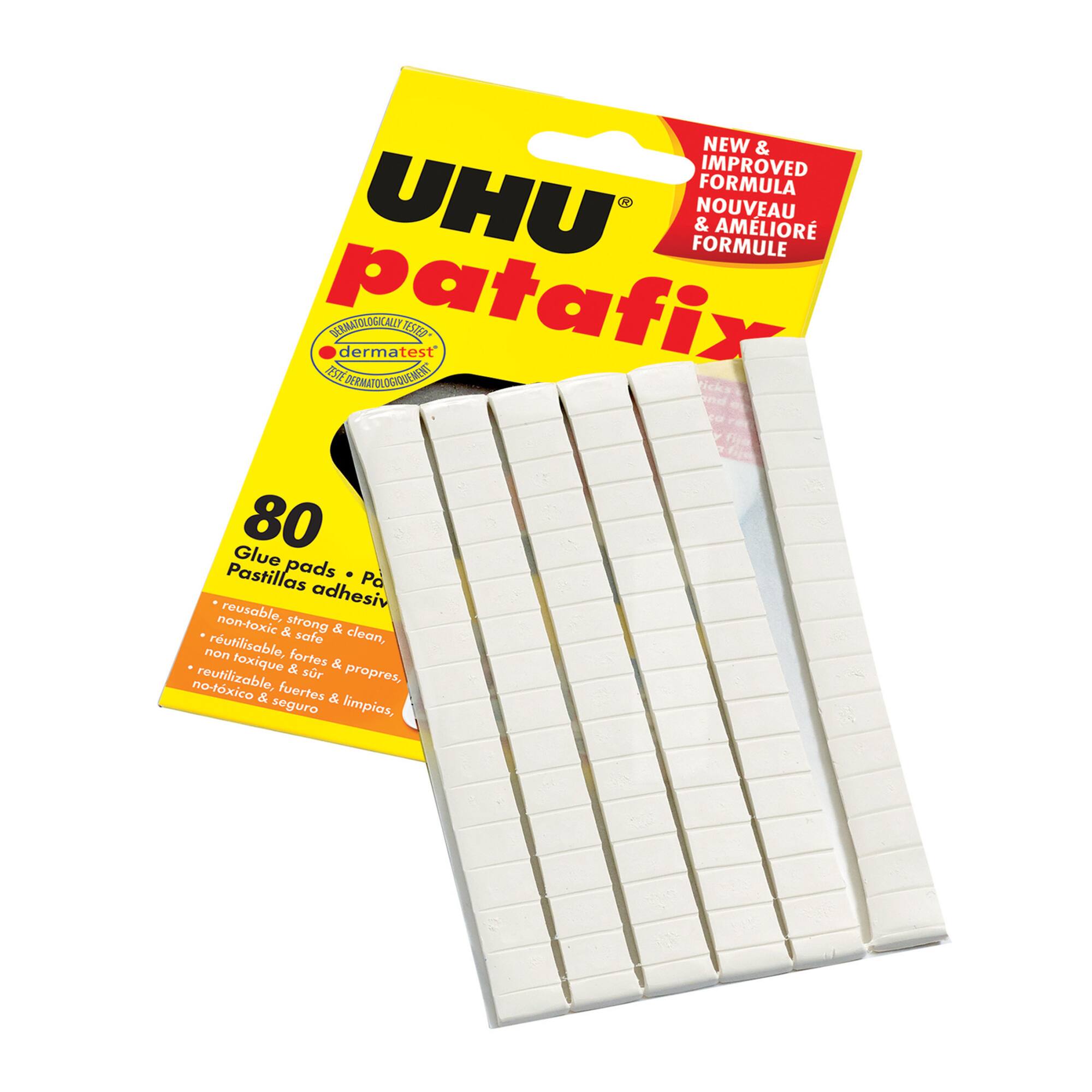 STAEDTLER® 50g White Removable & Reusable UHU Adhesive Tac Putty Pads, 80ct.